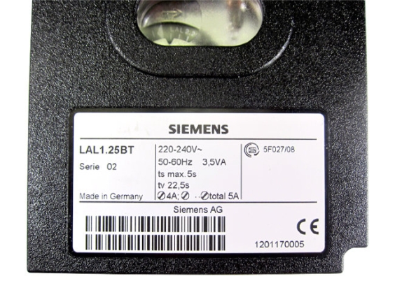 LAL1.25 Автомат горения Siemens