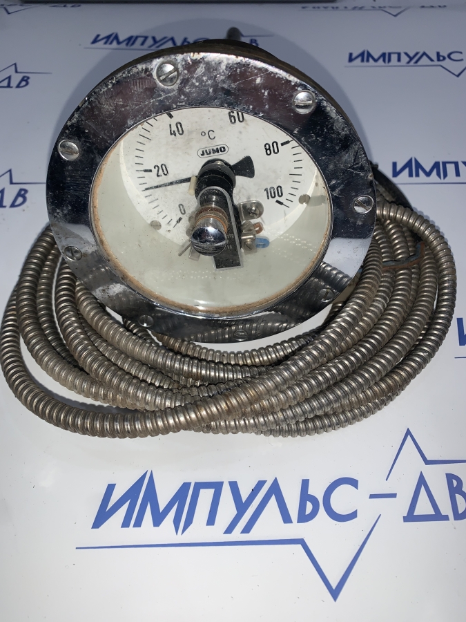 JUMO (0-100С) L200х15 Термометр электроконтактный